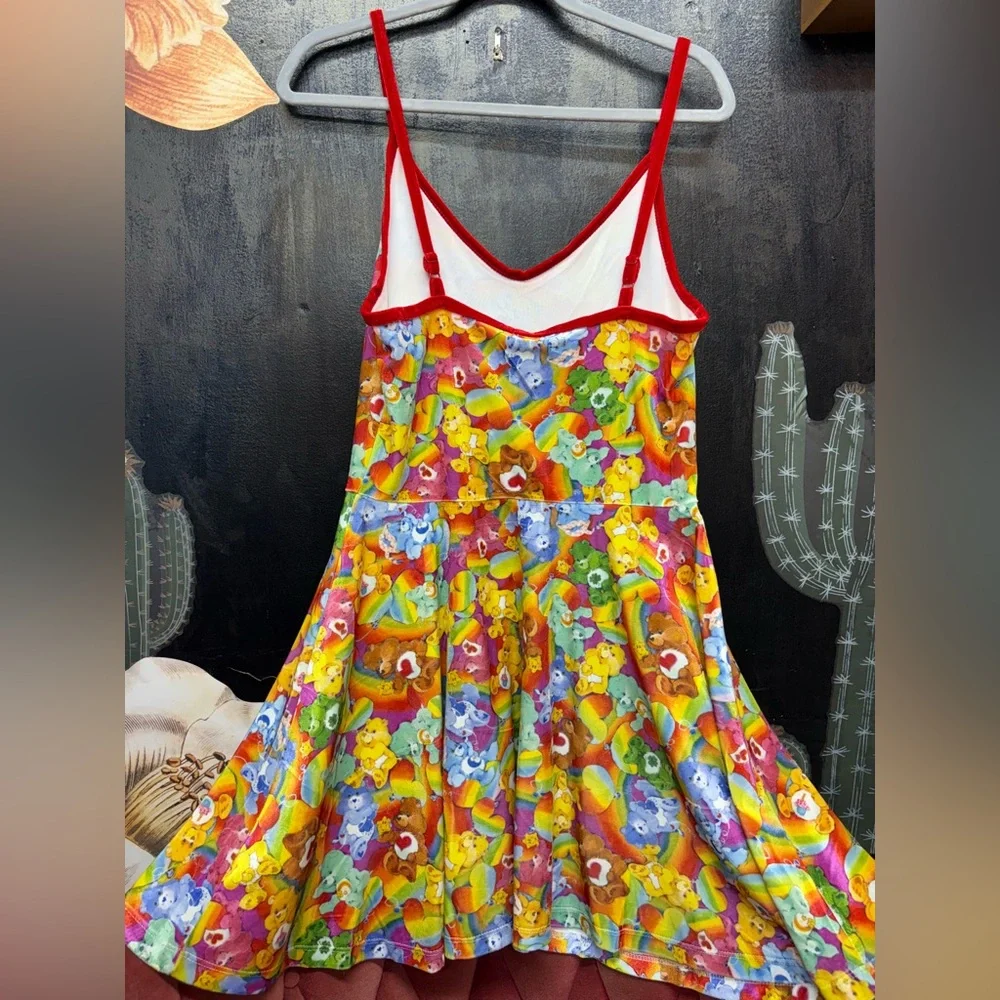 Colorful Floral Women's Dress - Picture 3 of 15